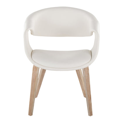 Lumisource Curvo Upholstered Chair - Set of 2