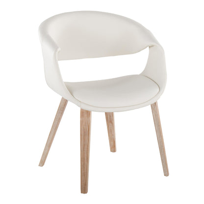 Lumisource Curvo Upholstered Chair - Set of 2