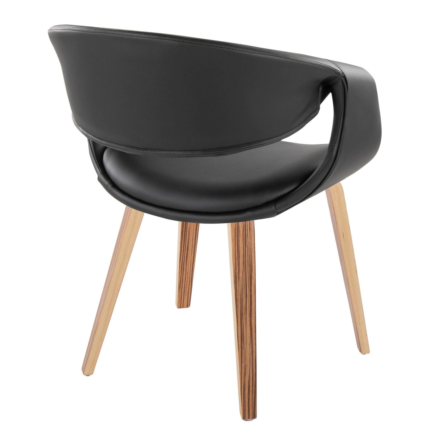 Lumisource Curvo Upholstered Chair - Set of 2