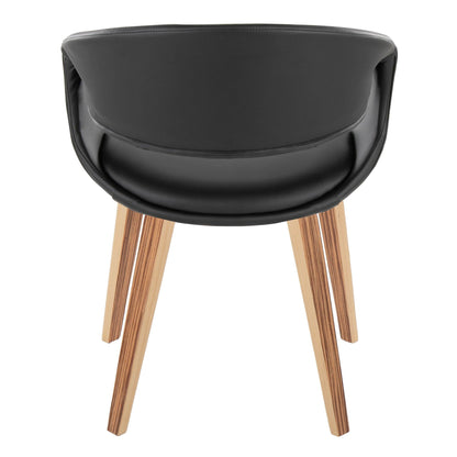 Lumisource Curvo Upholstered Chair - Set of 2