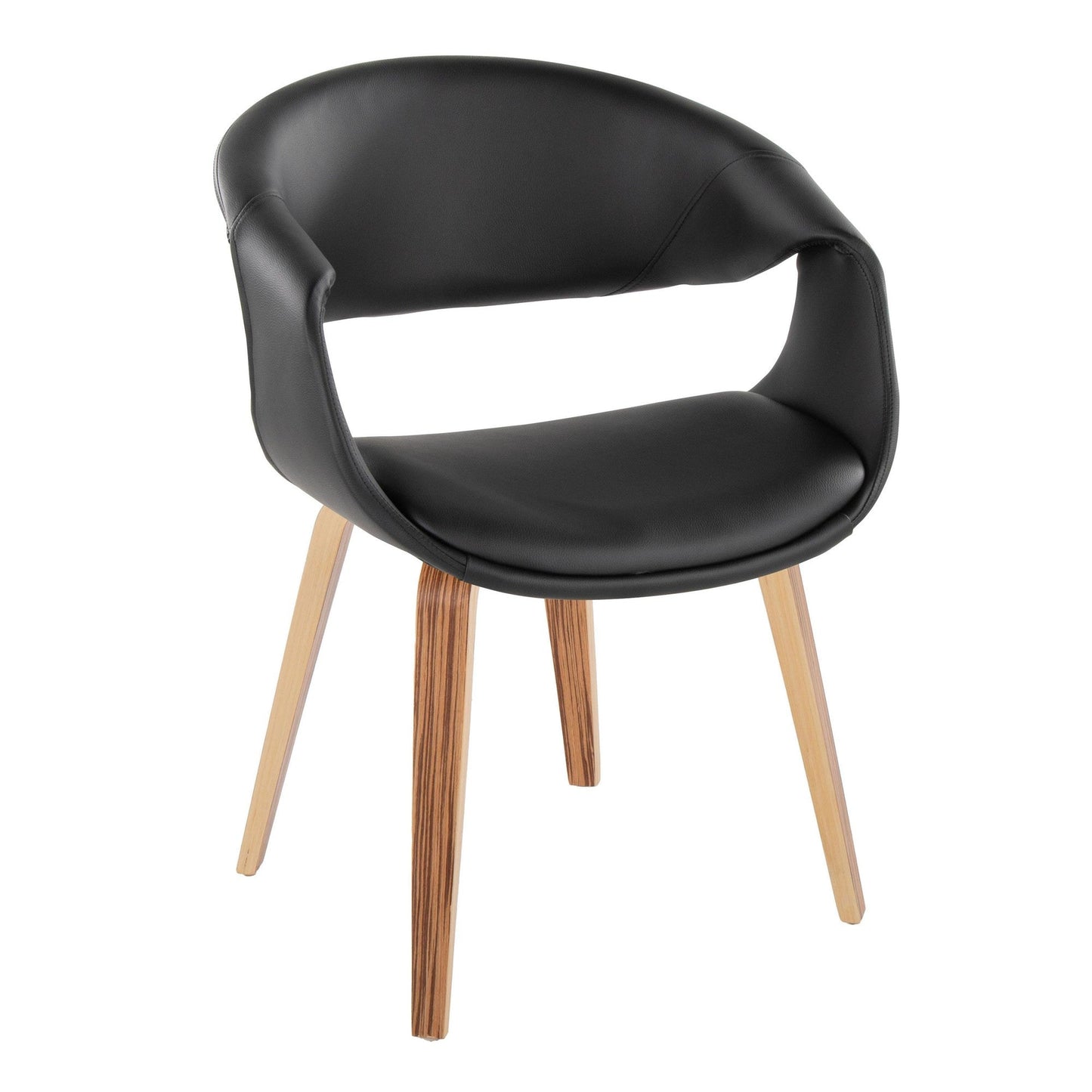 Lumisource Curvo Upholstered Chair - Set of 2