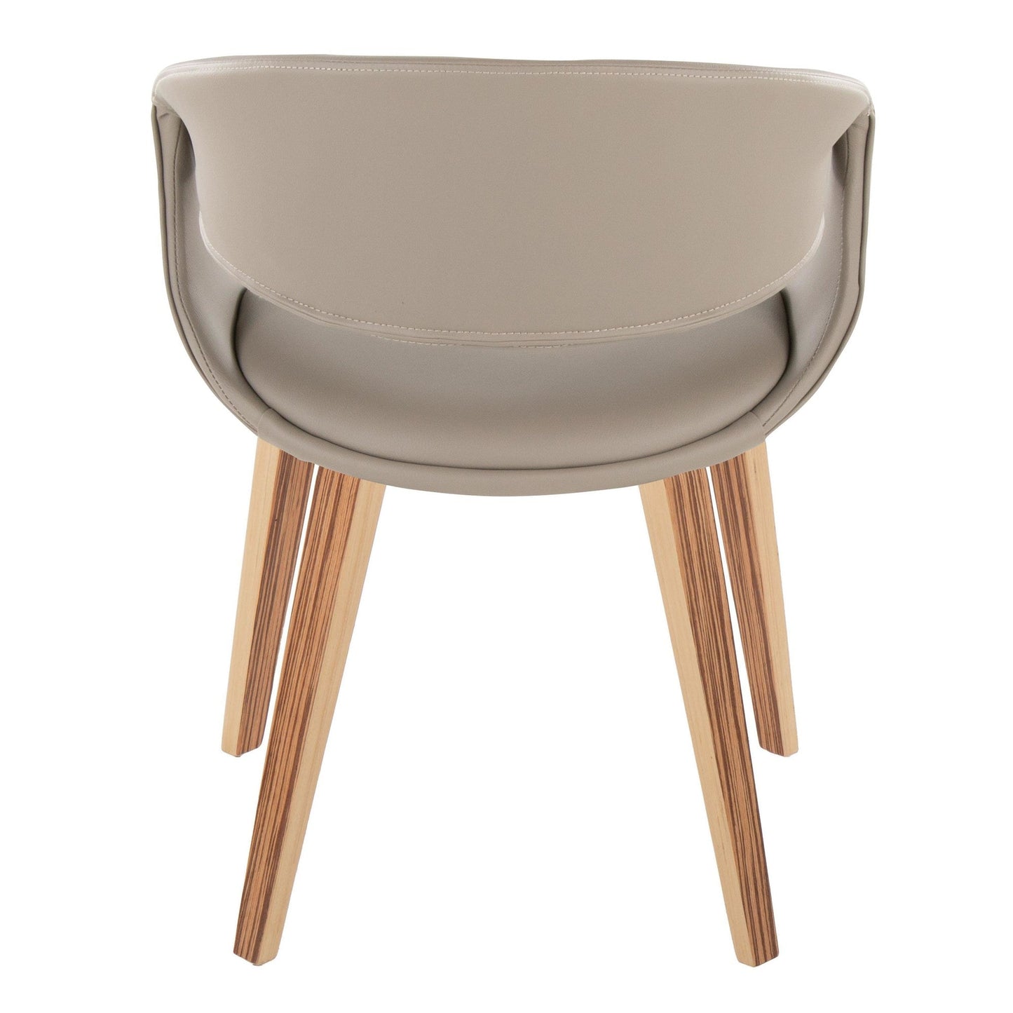 Lumisource Curvo Upholstered Chair - Set of 2