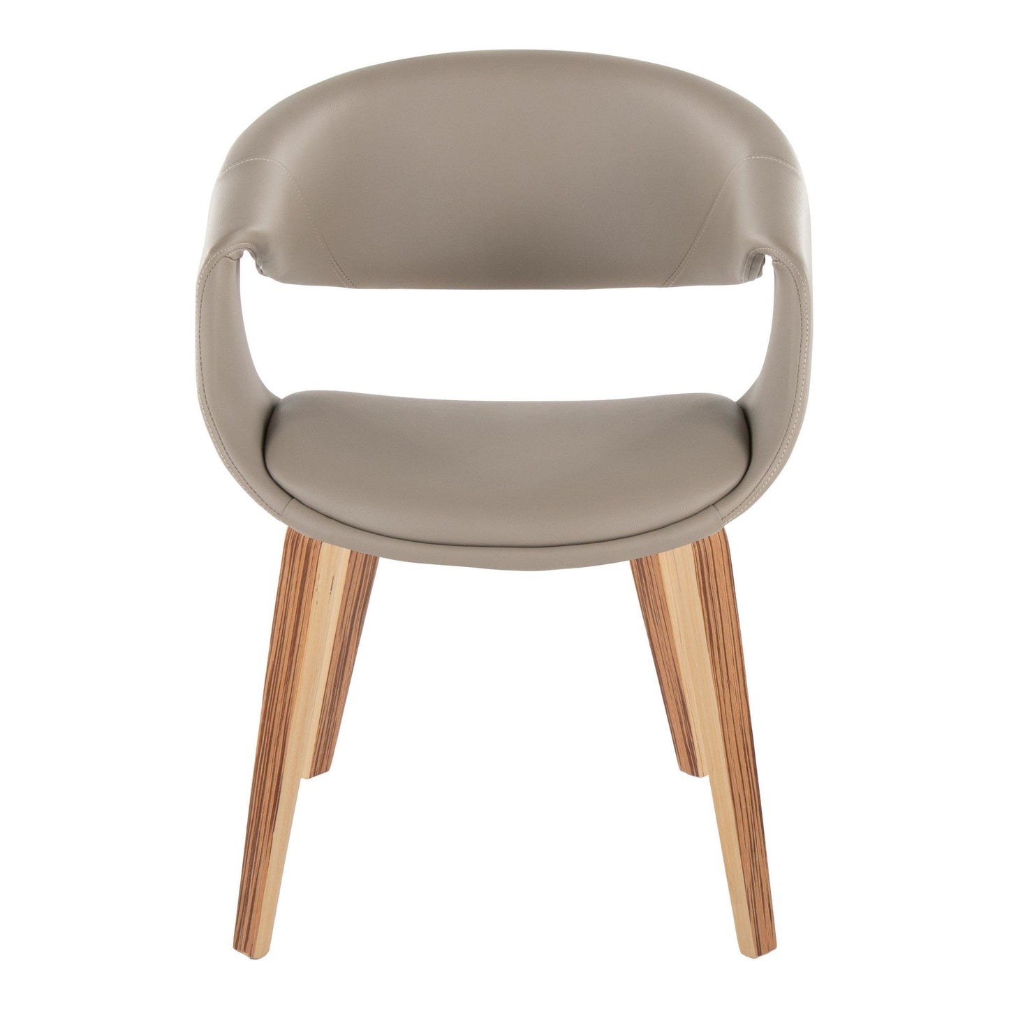 Lumisource Curvo Upholstered Chair - Set of 2