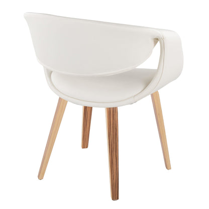 Lumisource Curvo Upholstered Chair - Set of 2
