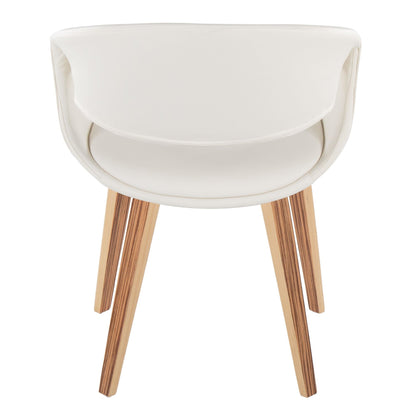 Lumisource Curvo Upholstered Chair - Set of 2