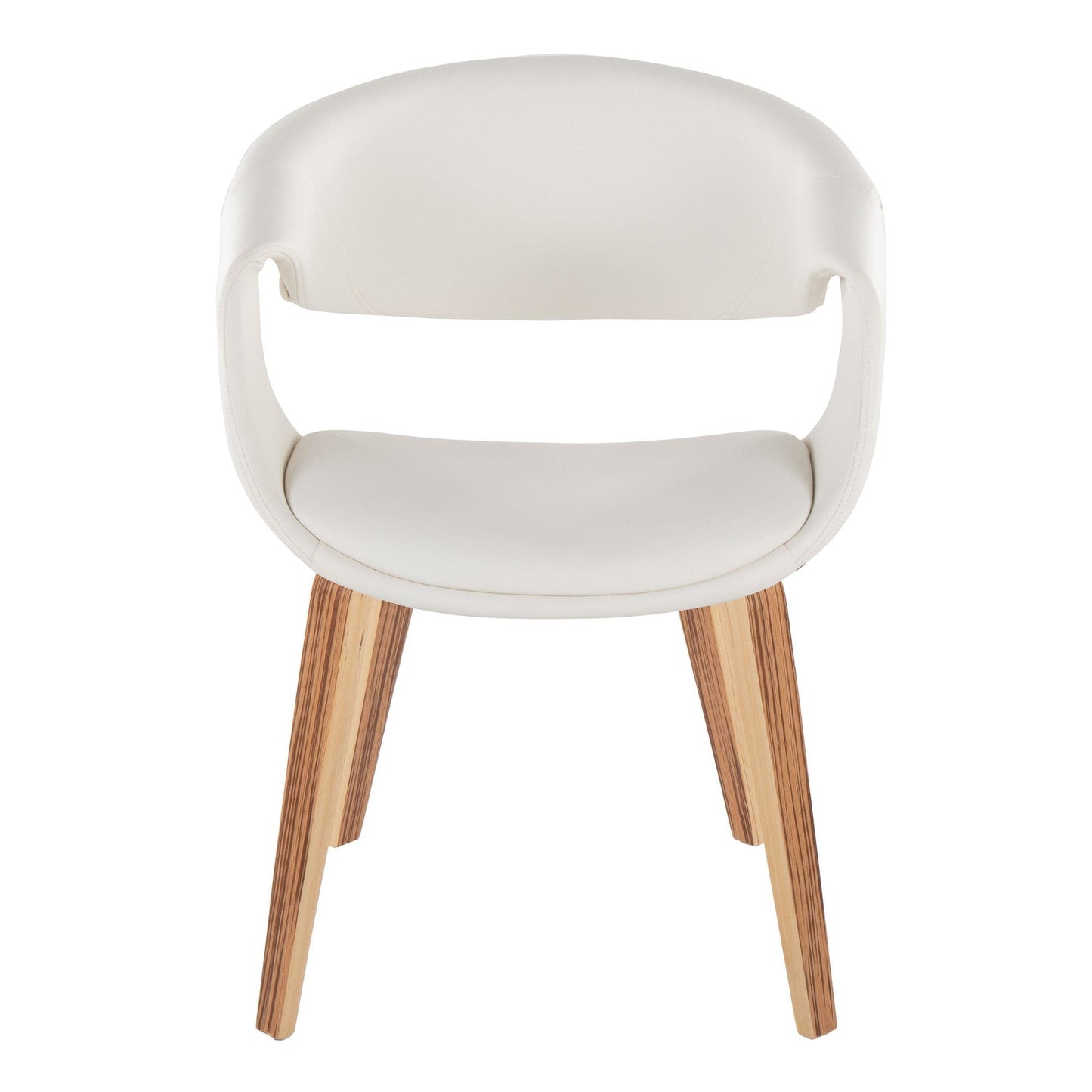 Lumisource Curvo Upholstered Chair - Set of 2