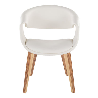Lumisource Curvo Upholstered Chair - Set of 2
