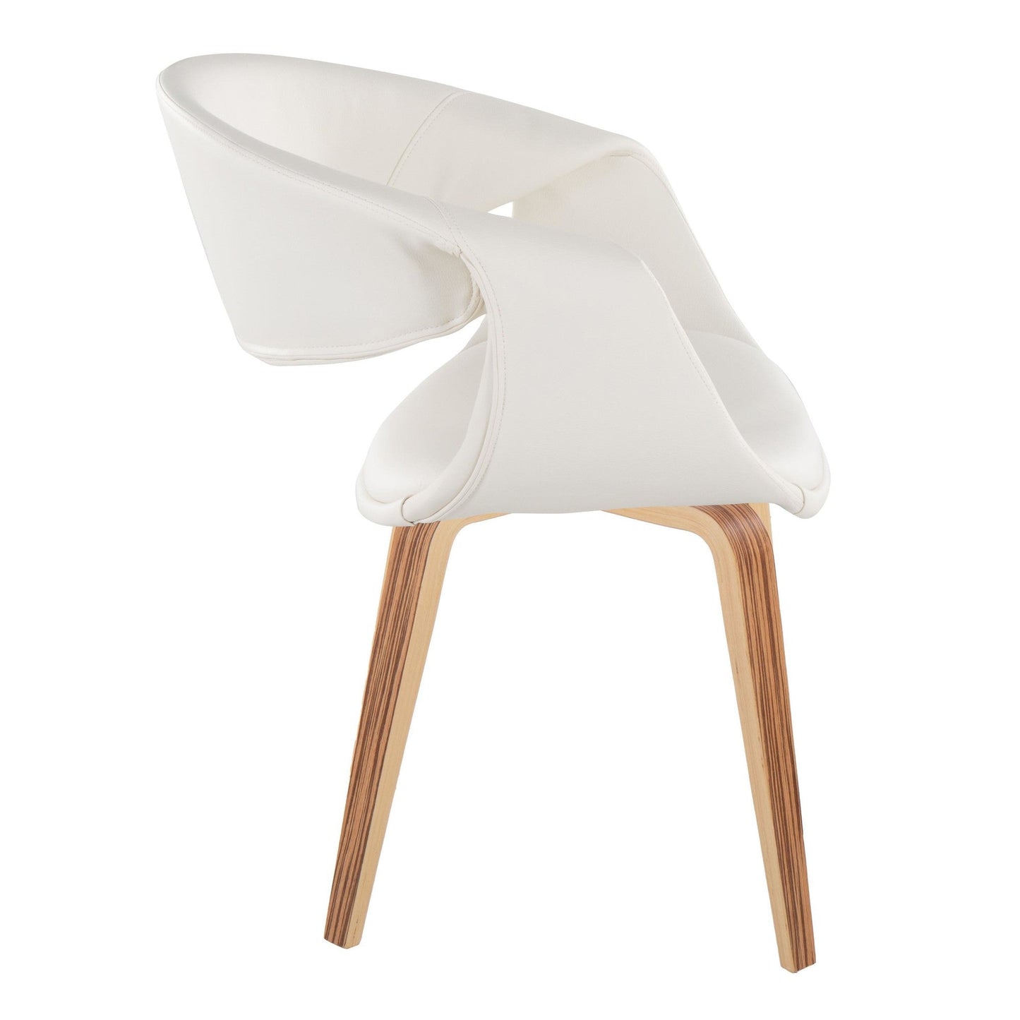 Lumisource Curvo Upholstered Chair - Set of 2
