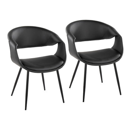 Majestic Office Furniture Upholstered Chair - Set of 2