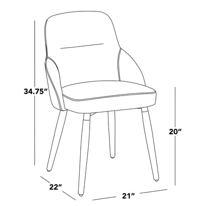 Majestic Office Furniture Upholstered Chair - Set of 2