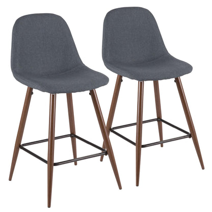 Majestic Office Furniture 24" Fixed-Height Counter Stool - Set of 2