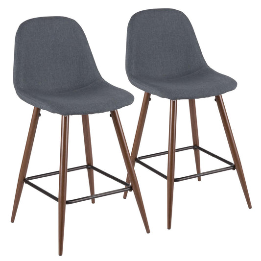 Majestic Office Furniture 24" Fixed-Height Counter Stool - Set of 2