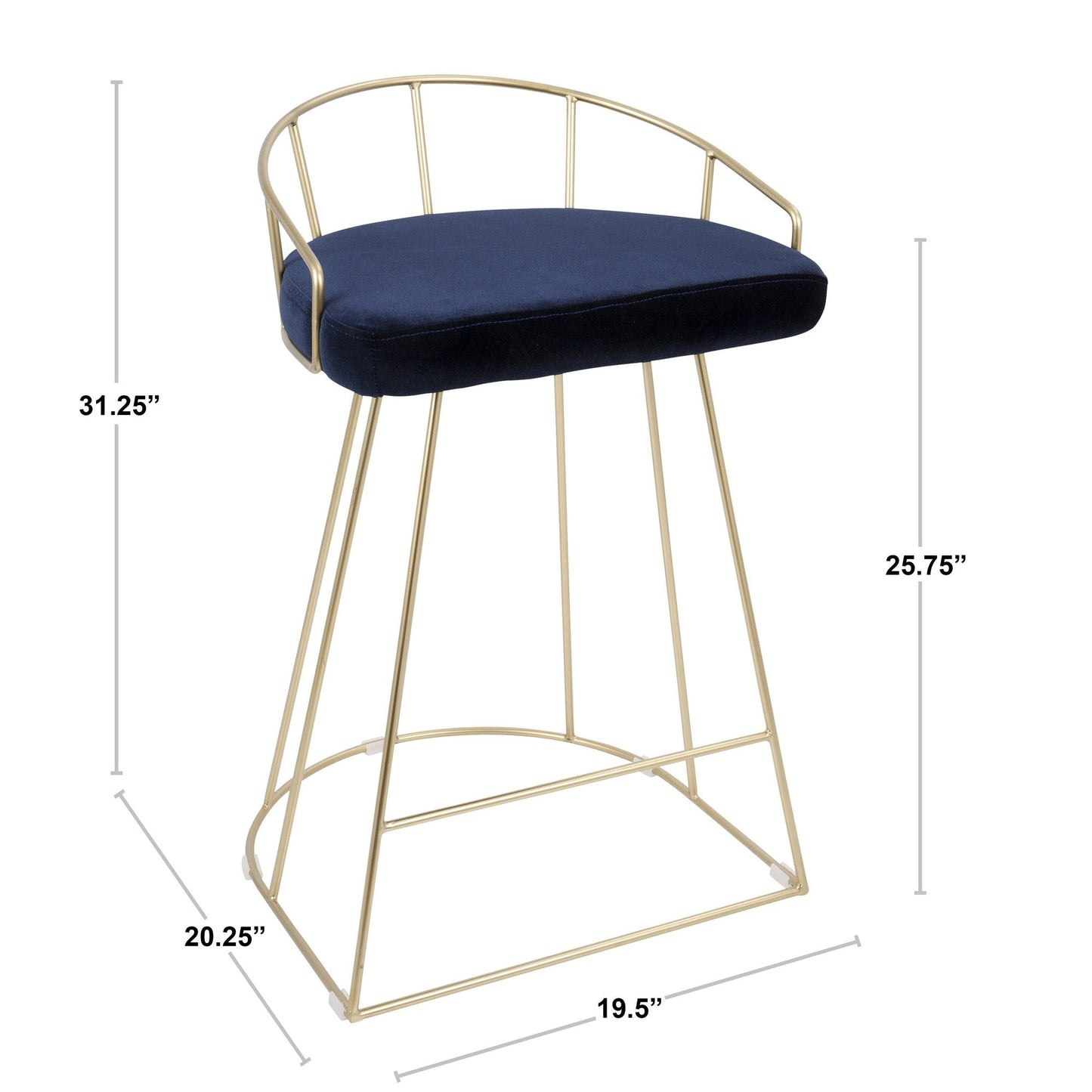 Majestic Office Furniture Counter Stool - Set of 2