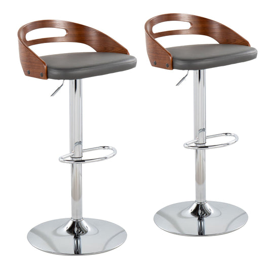 Majestic Office Furniture Adjustable Barstool - Set of 2