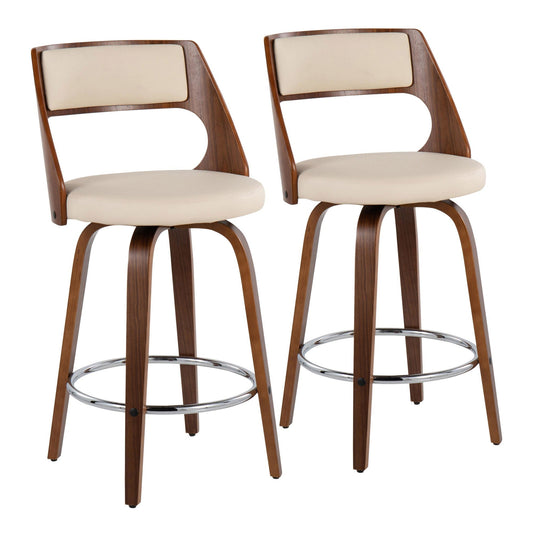Majestic Office Furniture 24'' Fixed-Height Counter Stool - Set of 2