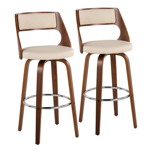 Majestic Office Furniture 30" Fixed-Height Barstool - Set of 2
