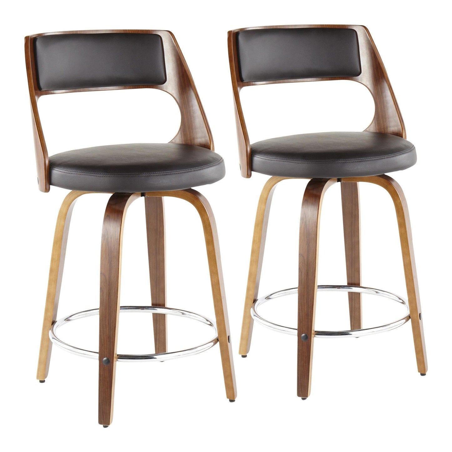 Majestic Office Furniture 24'' Fixed-Height Counter Stool - Set of 2