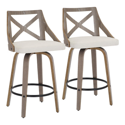 Majestic Office Furniture 26" Fixed-Height Counter Stool - Set of 2