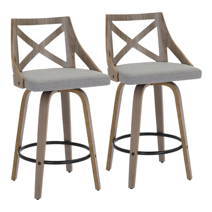 Majestic Office Furniture 26" Fixed-Height Counter Stool - Set of 2