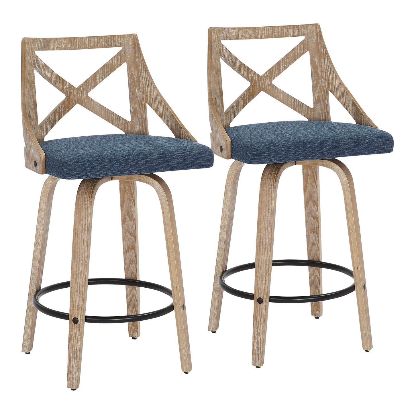Majestic Office Furniture 26" Fixed-Height Counter Stool - Set of 2