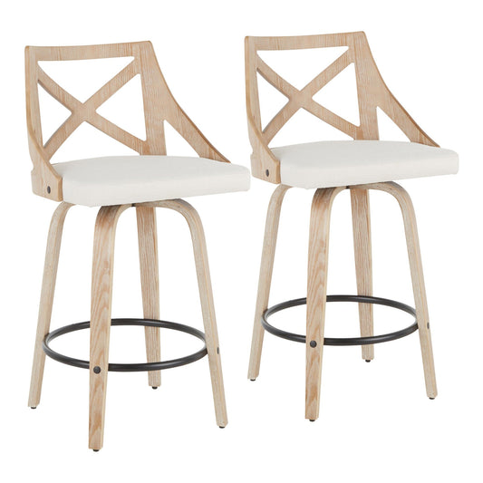 Majestic Office Furniture 26" Fixed-Height Counter Stool - Set of 2