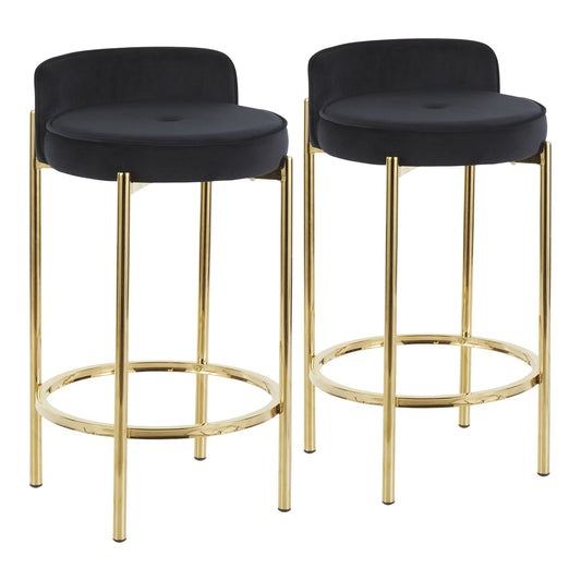 Majestic Office Furniture 26" Fixed-Height Counter Stool - Set of 2