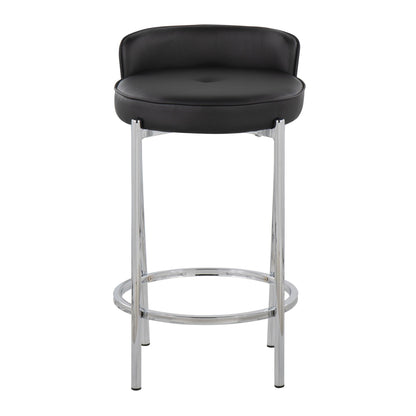 Majestic Office Furniture 26" Fixed-Height Counter Stool - Set of 2