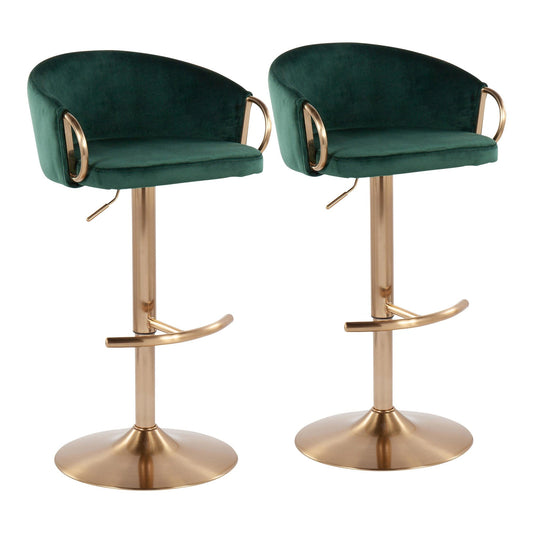 Majestic Office Furniture Adjustable Barstool - Set of 2
