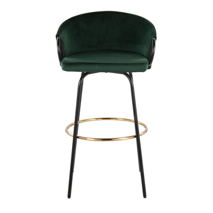 Majestic Office Furniture 30" Fixed-Height Barstool - Set of 2