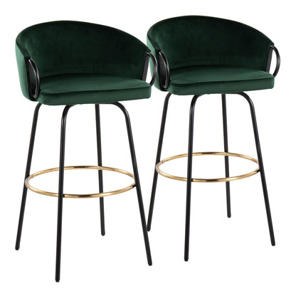Majestic Office Furniture 30" Fixed-Height Barstool - Set of 2