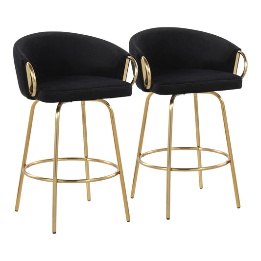 Majestic Office Furniture 26" Fixed-Height Counter Stool - Set of 2