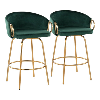 Majestic Office Furniture 26" Fixed-Height Counter Stool - Set of 2