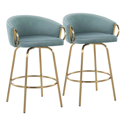 Majestic Office Furniture 26" Fixed-Height Counter Stool - Set of 2