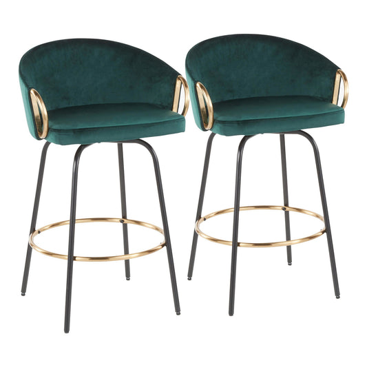 Majestic Office Furniture 26" Fixed-Height Counter Stool - Set of 2
