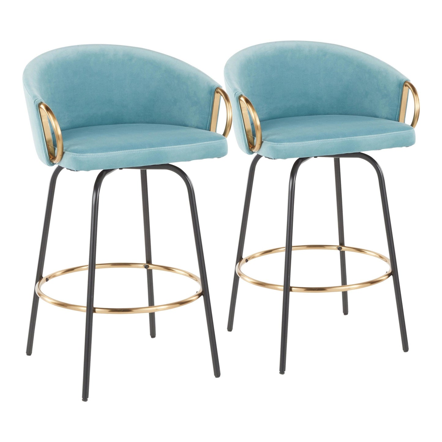 Majestic Office Furniture 26" Fixed-Height Counter Stool - Set of 2