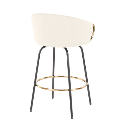 Majestic Office Furniture 26" Fixed-Height Counter Stool - Set of 2