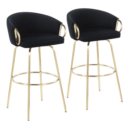 Majestic Office Furniture 30" Fixed-Height Barstool - Set of 2