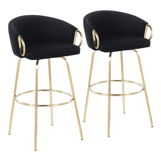Majestic Office Furniture 30" Fixed-Height Barstool - Set of 2
