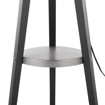 Majestic Office Furniture Shelf 58.5" Wood Floor Lamp