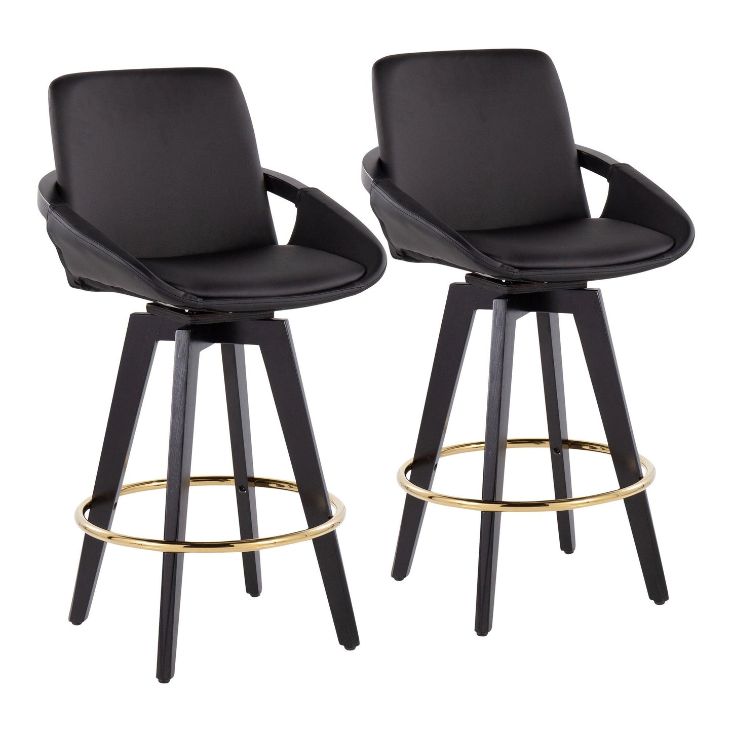 Majestic Office Furniture 26" Fixed-Height Counter Stool - Set of 2
