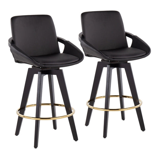 Majestic Office Furniture 26" Fixed-Height Counter Stool - Set of 2