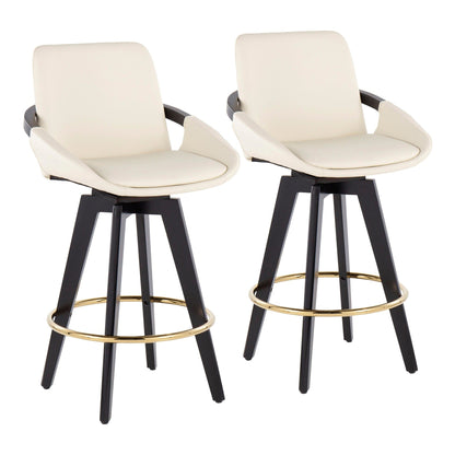 Majestic Office Furniture 26" Fixed-Height Counter Stool - Set of 2