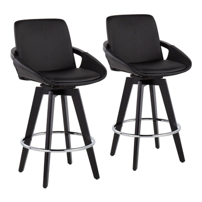 Majestic Office Furniture 26" Fixed-Height Counter Stool - Set of 2