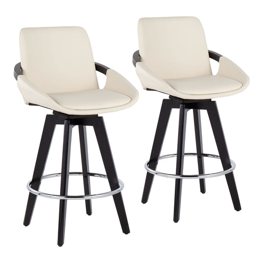 Majestic Office Furniture 26" Fixed-Height Counter Stool - Set of 2