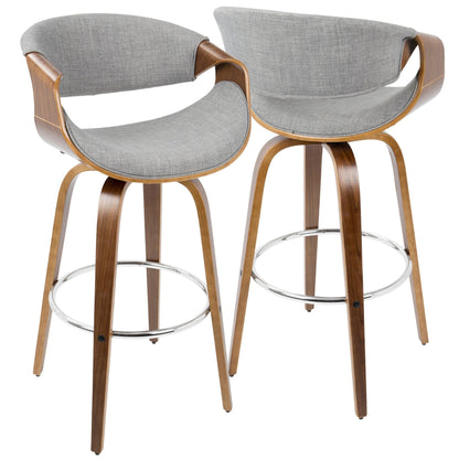 Majestic Office Furniture 30'' Fixed-Height Barstool - Set of 2