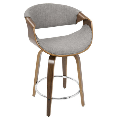 Majestic Office Furniture 24'' Fixed-Height Counter Stool - Set of 2
