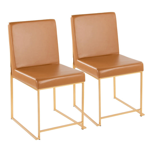 Majestic Office Furniture Back Fuji Dining Chair - Set of 2