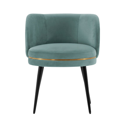 Manhattan Comfort Modern Kaya Pleated Velvet Dining Chair