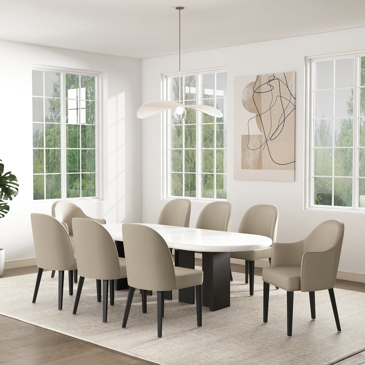 Manhattan Comfort Hillman Dining Armchair 2.0