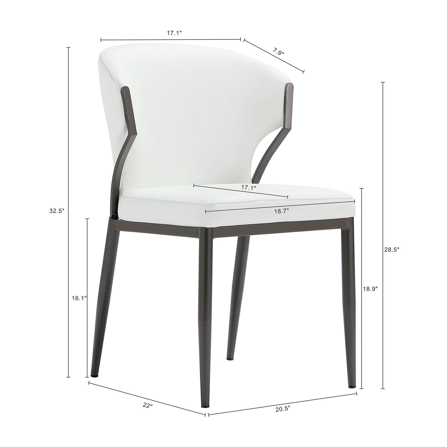 Manhattan Comfort Kirsten Dining Chair - Set of 2